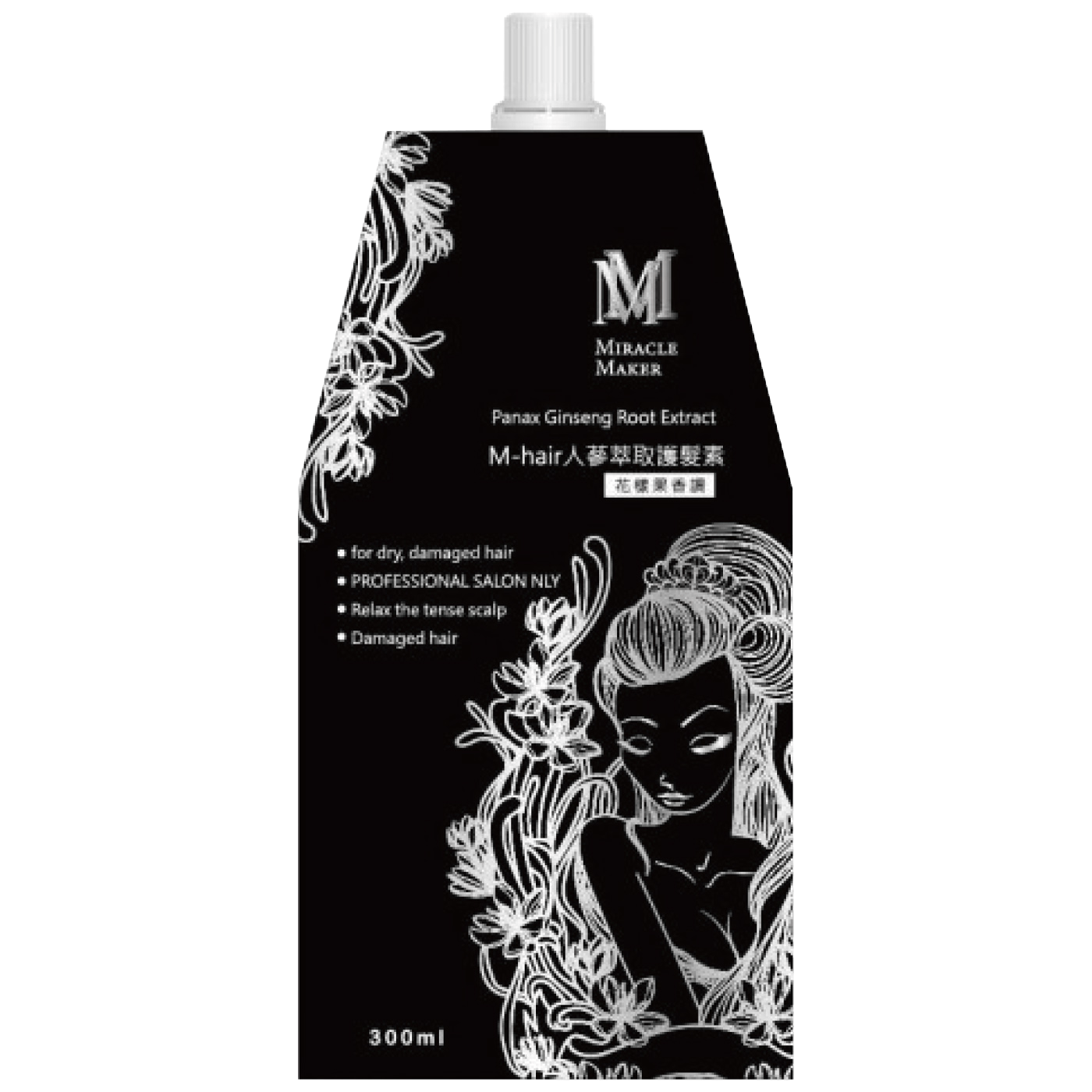 M-Hair人蔘萃取護髮素(花樣果香調)